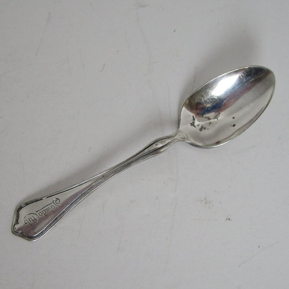 silverplate souvenir demitasse spoon